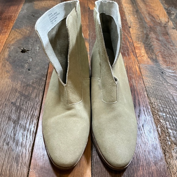 Coconuts by Matisse Beige Suede Leather Ankle Boots Women’s Size 8 - Picture 2 of 7